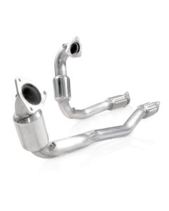 Stainless Works 2010-18 Ford Taurus SHO V6 Downpipe High-Flow Cats - TA10ECODPCAT