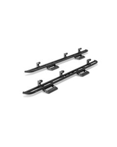 N-Fab RKR Step System 16-17 Toyota Tacoma Access Cab - Tex. Black - 1.75in - T154RKRQCS4