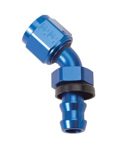 Russell Performance -10 AN Twist-Lok 45 Degree Hose End (Blue) - 624100