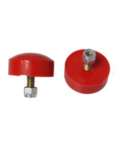 Energy Suspension 1in Tall Buttonhead Bump Stop - Red - 9.9116R