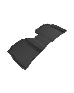 3D MAXpider 2013-2019 Nissan Sentra Kagu 2nd Row Floormats - Black - L1NS07621509
