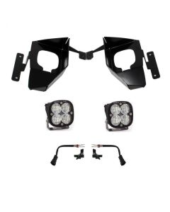 Baja Designs 16-18 Silverado Squadron Sport Fog Pocket Kit W/C - Amber - 447536