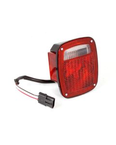 Omix Tail Light Black Housing LH 87-90 Jeep Wrangler - 12403.11