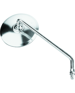 BikeMaster Round Mirror 10mm Left - Stainless - 600071