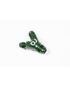Radium Engineering Dual 6AN to 8AN Y-Adapter Block Fitting - 14-0177