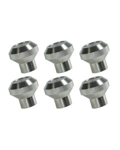 Rugged Ridge Billet Alum Dash Knob Set Alum 76-86 Jeep CJ - 11420.01