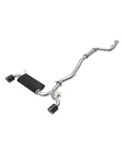 aFe POWER Takeda 2020 Toyota Supra L6-3.0L (t) 3in-2.5in 304 SS CB Exhaust Carbon Tips - 49-36043-C