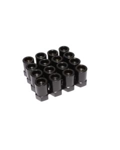 COMP Cams Poly Lock Valve Locks 3/8in High Energy Steel Black Finish Universal Fit - 4604-16