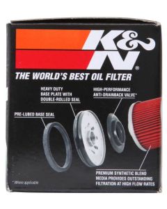 K&N Suzuki / Arctic Cat / Cagiva / Kawasaki / Kymco / Aprilia 2.813in OD x 3.031in H Oil Filter - KN-138