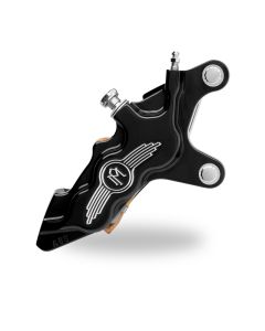 Performance Machine Frt 6 Pistn Diff Bore Caliper - Contrast Cut - 0051-2910-BM