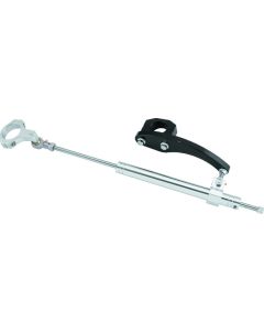 Twin Power 09-13 FLH FLT Models Satin Finish Steering Damper Kit - 601144