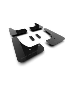 Rally Armor 24-25 Tesla Model 3 Highland Black UR Mud Flap Dark Grey Logo - MF122-UR-BLK-DGRY