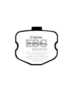 EBC 06-08 Chevrolet Corvette (C6) 7.0 (Z06) Redstuff Front Brake Pads - DP31771C