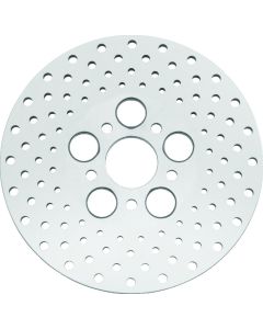 Bikers Choice 73-84 FL 10 Inch Front & Rear Drilled Stainless Rotor Replaces H-D 41813-79 - 619918