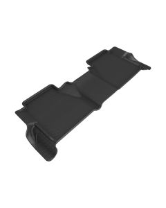 3D MAXpider 22-23 Nissan Frontier Crew Cab (w/ Subwoofer) Kagu Floor Mat 2nd Row - Black - L1NS13821509