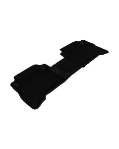 3D MAXpider 2011-2013 Kia Sorento 7-Seats Kagu 2nd Row Floormats - Black - L1KA00921509