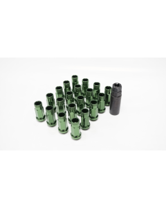 Wheel Mate 12x1.50 48mm Muteki SR48 Dark Green Open End Lug Nuts - 32906DG