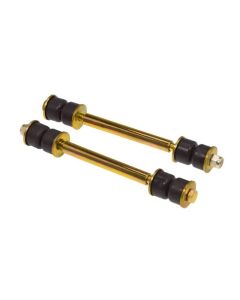 Prothane Universal End Link Set - 6 1/8in Mounting Length - Black - 19-417-BL