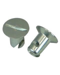 Moroso Quick Fastener - Flush Head - 5/16in x .400in - Steel - 10 Pack - 71291