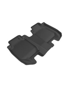 3D MAXpider 2016-2020 Honda Hr-V Kagu 2nd Row Floormats - Black - L1HD08521509