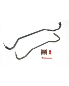 BMR 08-09 Pontiac G8 Front & Rear Sway Bar Kit w/ Bushings - Black Hammertone - SB029H