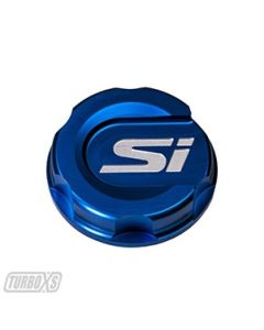 Turbo XS 2016+ Honda Civic Blue Oil Cap - HC-OC-BLU-SI
