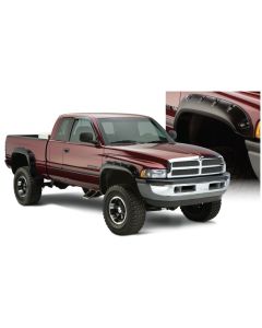Bushwacker 94-01 Dodge Ram 1500 Fleetside Pocket Style Flares 4pc 78.0/96.0in Bed - Black - 50908-02