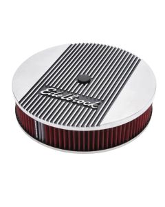 Edelbrock Air Cleaner Elite II 14In Diameter w/ 3In Element Polished - 4266