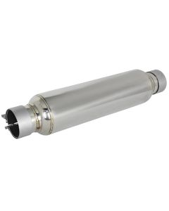 aFe MACH Force-Xp 304 Stainless Steel Resonator 2.5in Inlet/Outlet x 4in Dia x 15in Body x 19in L - 49M10002