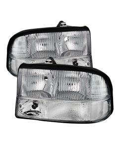 Xtune Oldsmobile Bravada 98-01 Crystal Headlights Chrome HD-JH-GS1598-AM-C - 9025488