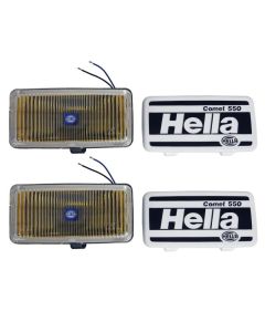 Hella 550 Series 55W 12V H3 Fog Lamp Kit - Amber - 005700681