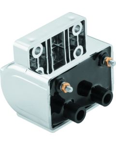 Twin Power 85-99 Big Twin 85-03 XL Ignition Coil Chrome Replaces H-D 31614-83A 3 Ohm - 210537