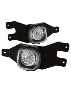 Spyder Ford F250/F350 99-04/Ford Excursion 00-05 LED Fog Lights w/Switch Clear FL-LED-FF25001-C - 5015648