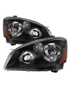 xTune Nissan Altima 05-06 Halogen Model Only OEM Style Black Bezel Headlights HD-JH-NA05-AM-BK - 9031823