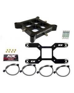 Nitrous Express Dual Stage Billet Crossbar (4150 Flange) Nitrous Plate Conversion (50-800HP) - NX642