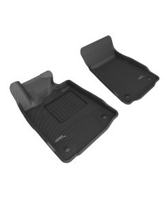 3D MAXpider 22-24 Nissan Z Kagu Black Floor Mat - Row 1 - L1NS14011509
