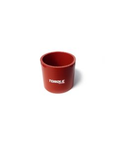 Torque Solution Straight Silicone Coupler: 3in Red Universal - TS-CPLR-S3R