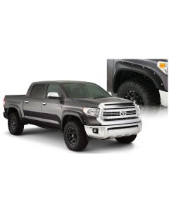 Bushwacker 14-18 Toyota Tundra Fleetside Pocket Style Flares 4pc 66.7/78.7/97.6in Bed - Black - 30918-02