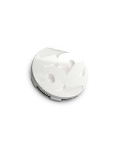 fifteen52 65mm Snap In Center Cap Single for Rally Sport and MX Wheels - Rally White (Gloss White) - 52-RS-CAP-RW