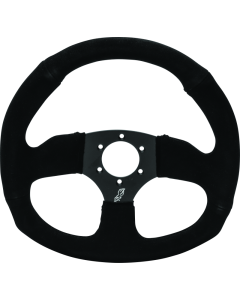 DragonFire Racing Steering Wheels - D-shaped- Suede- Iron Series- 0in offset - 522342