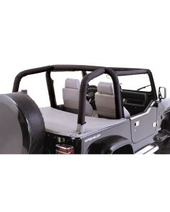 Rugged Ridge Roll Bar Cover Kit Black Denim 97-02 Jeep Wrangler - 13612.15