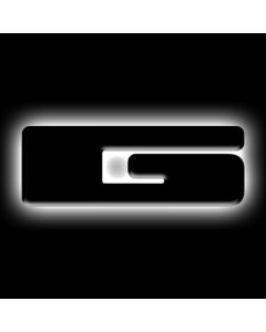 ORACLE Lighting Universal Illuminated LED Letter Badges - Matte Blk Surface Finish - G - 3141-G-001