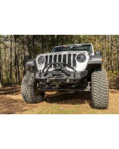 Rugged Ridge HD Bumper Stubby Front 07-18 Jeep Wrangler JK 18-20 Jeep Wrangler JL 2020 JT - 11540.32