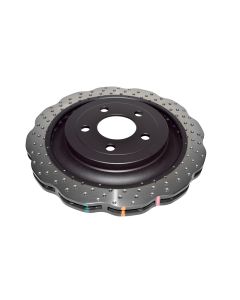 DBA 15-20 Ford Mustang (w/GT Performance Package) Rear 4000 Series Drilled Wavy Rotor - DBA42165WXD