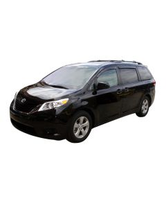 AVS 11-18 Toyota Sienna Ventvisor Outside Mount Window Deflectors 4pc - Smoke - 94365