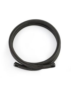Mishimoto 6Ft Stainless Steel Braided Hose w/ -4AN Fittings - Black - MMSBH-0472-CB
