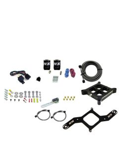 Nitrous Express 4150 Single Entry Crossbar Nitrous Plate Kit Pro-Power (100-500HP) w/o Bottle - 63540-00