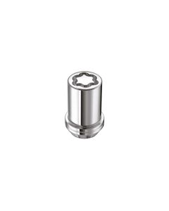 McGard Wheel Lock Nut Set - 4pk. (Tuner / Cone Seat) M12X1.5 / 13/16 Hex / 1.24in. Length - Chrome - 25257