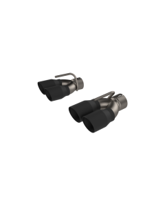 2015-2023 Dodge Challenger 6.2/6.4L QTP Black Quad Tip Adapter - 430115TB