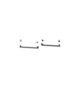 Road Armor TRECK Dual Lower 5ft Bed Mid-Size Truck Rail Mounts (Pair) - 500BRS-SMK-415